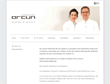Tablet Screenshot of orcun.de